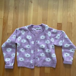 Purple Zara cardigan